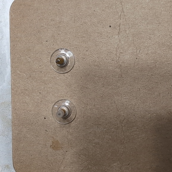 J. Crew Tri-Color Disc Earrings Hypoallergenic NWT - Picture 5 of 7